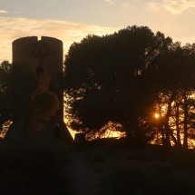 Torre de Melicena at sunset
